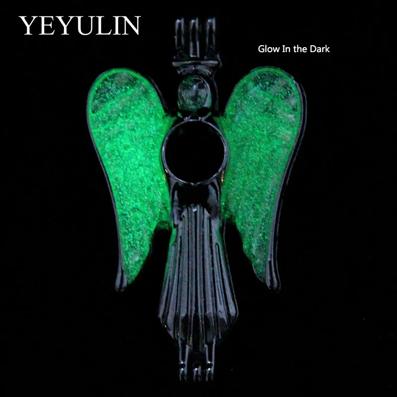 New Arrival Glow In The Dark Angel Pigeon Pearl Cage Pendant Essential Oil Diffuser Luminous Necklace Pendant DIY
New Arrival Glow In The Dark Angel Pigeon Pearl Cage Pendant Essential Oil Diffuser Luminous Necklace Pendant DIY