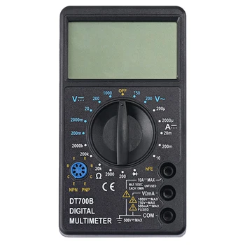 Professional DT700B Digital Multimeter AC DC Voltmeter DC Current Resistance Diode Tester Testing Tool
Professional DT700B Digital Multimeter AC DC Voltmeter DC Current Resistance Diode Tester Testing Tool