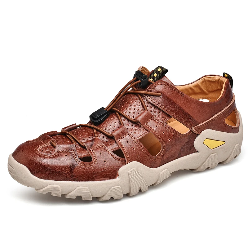 LeFoche Men Spring Outdoor Hollow sandals Hole shoes Large-size Lace-Up Non-Slip Casual shoes
LeFoche Men Spring Outdoor Hollow sandals Hole shoes Large-size Lace-Up Non-Slip Casual shoes