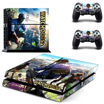 Game Watch Dogs 2 PS4 Skin Sticker Decal for Sony PlayStation 4 Console and 2 Controller Skin PS4 Sticker Vinyl Accessories
Game Watch Dogs 2 PS4 Skin Sticker Decal for Sony PlayStation 4 Console and 2 Controller Skin PS4 Sticker Vinyl Accessories