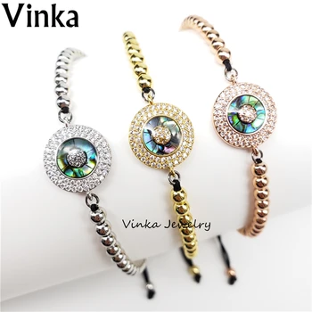 10pcs Wholesale abalone shell round evil eye charm bead bracelet evil eye jewelry
10pcs Wholesale abalone shell round evil eye charm bead bracelet evil eye jewelry