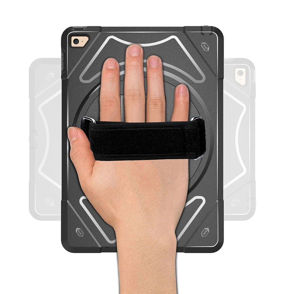 Чехол для iPad Mini 4 5 с вращающимся на 360 градусов ремешком руку подставкой