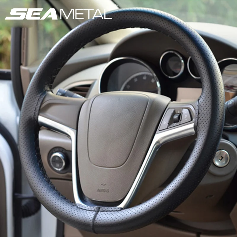 DIY Car Steering Wheel Cover Braided Microfiber Leather Cars Wheel-Covers Automobiles interior Accessories Steering Wheels Cover
DIY Car Steering Wheel Cover Braided Microfiber Leather Cars Wheel-Covers Automobiles interior Accessories Steering Wheels Cover
