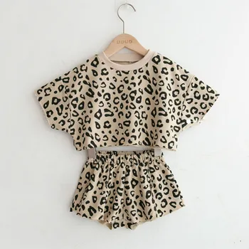 Girl Clothing Set 2020 Summer Toddler Girls Clothes Leopard Grain T-shirt+Shorts 2pcs Outfits Tracksuit For Girls Clothing Sets
Girl Clothing Set 2020 Summer Toddler Girls Clothes Leopard Grain T-shirt+Shorts 2pcs Outfits Tracksuit For Girls Clothing Sets