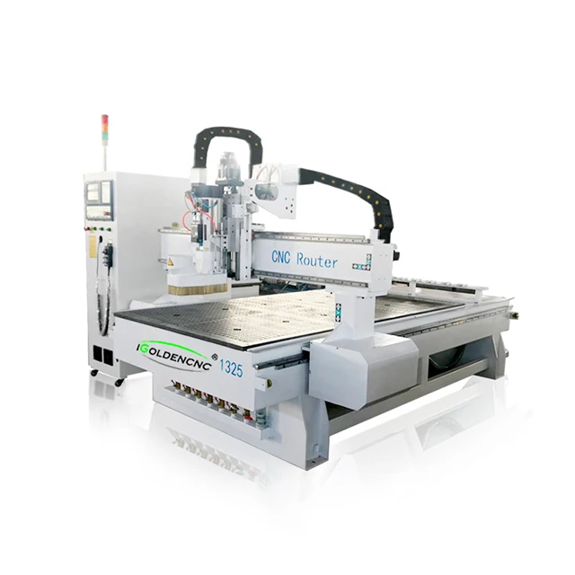 iGoldencnc ATC 1325 CNC Router Woodworking Cabinet Wood Carving Machine+Vacuum Table
iGoldencnc ATC 1325 CNC Router Woodworking Cabinet Wood Carving Machine+Vacuum Table