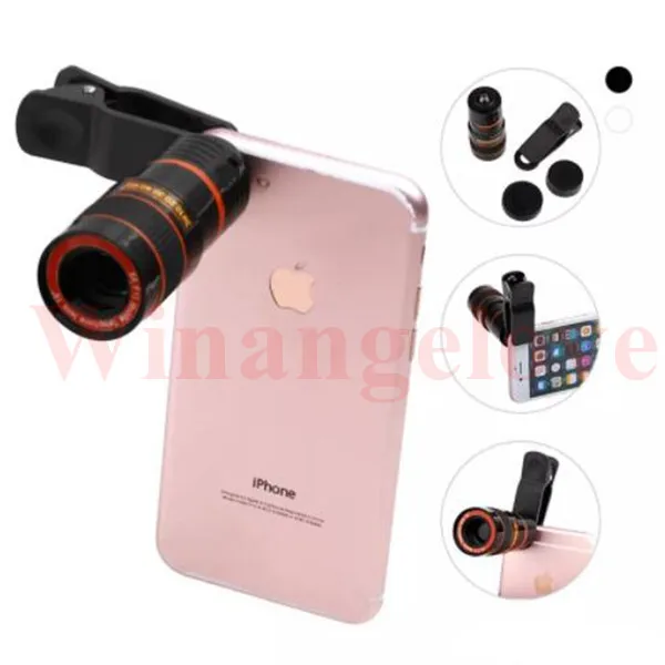 8X Zoom Telescope Lens Telephone Lens unviersal Optical Telephoto phone len with clip for Iphone for Samsung for LG
8X Zoom Telescope Lens Telephone Lens unviersal Optical Telephoto phone len with clip for Iphone for Samsung for LG