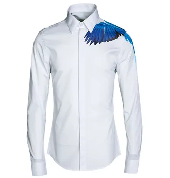 Luxury High Quality Men Shirt Chemise Homme Brand Flying Birds Print Shirt Men Casual Long Sleeve Slim Fit Mens Dress Shirts Hot
Luxury High Quality Men Shirt Chemise Homme Brand Flying Birds Print Shirt Men Casual Long Sleeve Slim Fit Mens Dress Shirts Hot