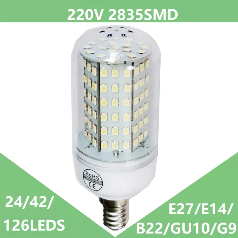 LED Bulb E14 LED Candle Bulb Lamp E27 220V LED Corn Bulb Lighting SMD2835 LED Spotlights Chandelier Bombillas Bulb Cold White
LED Bulb E14 LED Candle Bulb Lamp E27 220V LED Corn Bulb Lighting SMD2835 LED Spotlights Chandelier Bombillas Bulb Cold White