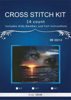 Nth 51-0 sea daughter Counted Cross Stitch 1CT Cross Stitch Sets Wholesale cartoon Cross-stitch Kits Embroidery Needlework
Nth 51-0 sea daughter Counted Cross Stitch 1CT Cross Stitch Sets Wholesale cartoon Cross-stitch Kits Embroidery Needlework