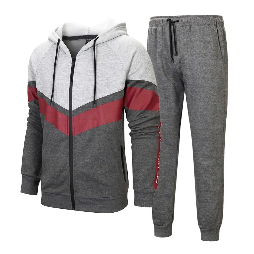 Autumn Winter Men Hoodies Set 2019 New Fashion Male Casual Solid Tracksuit Zipper Outwear 2 Pieces Hooded Jacket+Pants Sets Men
Autumn Winter Men Hoodies Set 2019 New Fashion Male Casual Solid Tracksuit Zipper Outwear 2 Pieces Hooded Jacket+Pants Sets Men