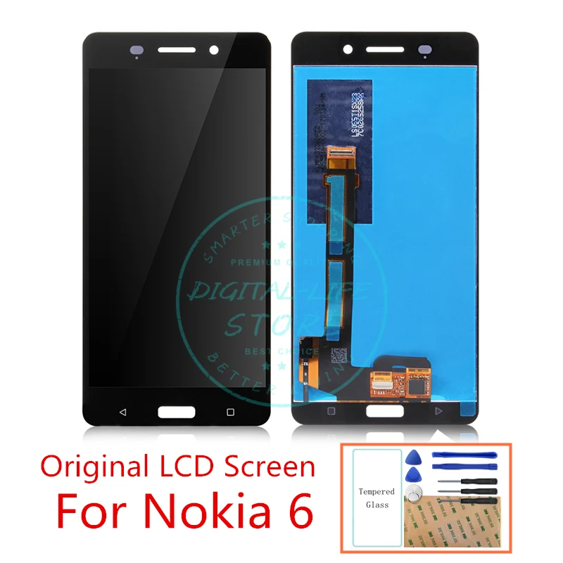 Original for Nokia 6 LCD Display Touch Screen 5.5" Digitizer Assembly for Nokia6 TA-1000 1003 1025 1039 Screen Replacement Parts
Original for Nokia 6 LCD Display Touch Screen 5.5" Digitizer Assembly for Nokia6 TA-1000 1003 1025 1039 Screen Replacement Parts