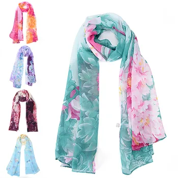 2018 New Woman neck Georgette New Peony Pattern Long Stole Scarves girl Shawl fashion flower Scarf 160x50cm
2018 New Woman neck Georgette New Peony Pattern Long Stole Scarves girl Shawl fashion flower Scarf 160x50cm
