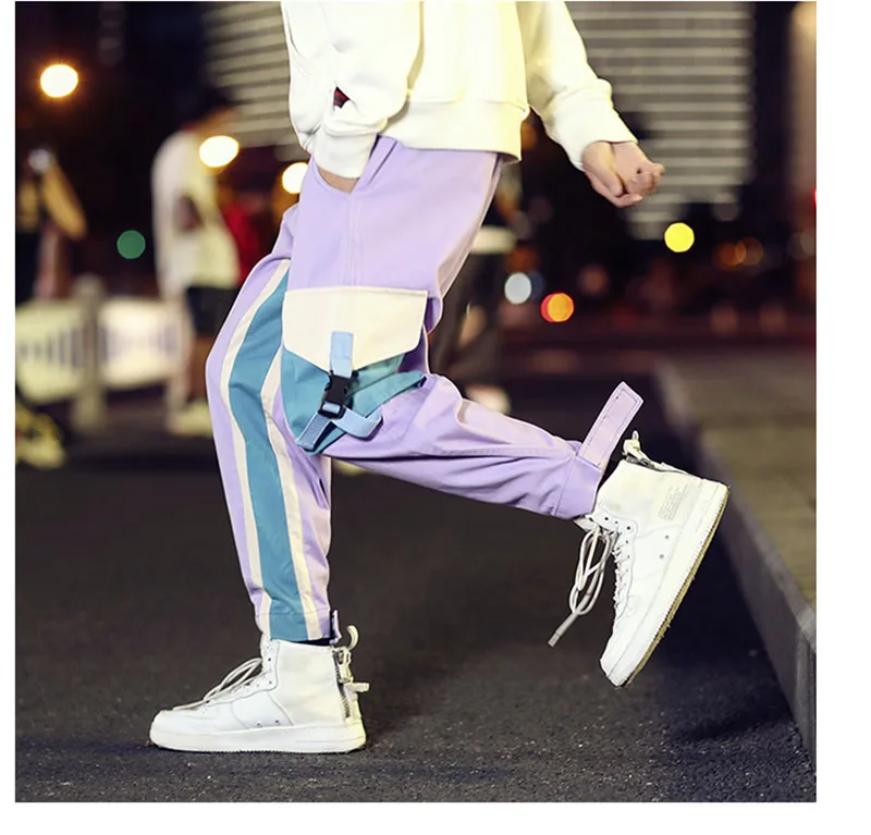 Cool Cargo Pants Men Casual Hip Hop Fashion  (14)