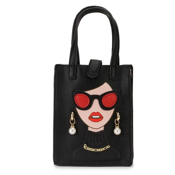 Fashion Pearl Earrings Sexy Woman Character Design Pu Young Girl's Handbag Shoulder Bag Crossbody Mini Bag Female Bolsa Totes
Fashion Pearl Earrings Sexy Woman Character Design Pu Young Girl's Handbag Shoulder Bag Crossbody Mini Bag Female Bolsa Totes