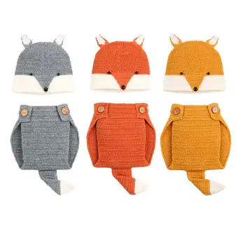 Baby Pants Set with Hat Cartoon Fox Kintted Kids Clothing Boys Girls Clothing Photography Tools Accessories
Baby Pants Set with Hat Cartoon Fox Kintted Kids Clothing Boys Girls Clothing Photography Tools Accessories