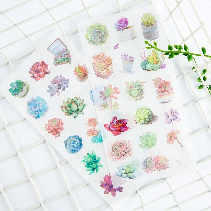 6 Pcs/pack Cute Succulent Plants Stickers Decorative Stationery Stickers Scrapbooking DIY Diary Album Stick Label
6 Pcs/pack Cute Succulent Plants Stickers Decorative Stationery Stickers Scrapbooking DIY Diary Album Stick Label