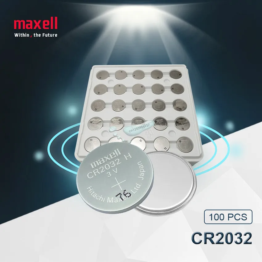 100pc maxell original brand new battery cr2032 3v button cell coin batteries for watch computer toy remote control cr 2032
100pc maxell original brand new battery cr2032 3v button cell coin batteries for watch computer toy remote control cr 2032