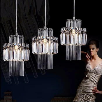 Modern Lamp Loft Crystal Led Chandelier Nordic Pendant Lamp Industrial Lustre Kitchen Fixtures Decorative Hanging Lamp Luminaire
Modern Lamp Loft Crystal Led Chandelier Nordic Pendant Lamp Industrial Lustre Kitchen Fixtures Decorative Hanging Lamp Luminaire
