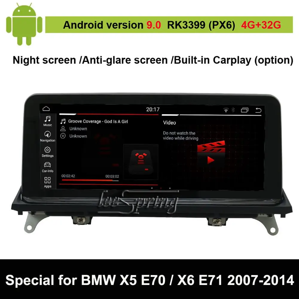 Android 9.0 Car Multimedia Player for BMW X5 E70 (2007-2013)/ for BMW X6 E71 (2007-2014) Auto GPS Navigation
Android 9.0 Car Multimedia Player for BMW X5 E70 (2007-2013)/ for BMW X6 E71 (2007-2014) Auto GPS Navigation