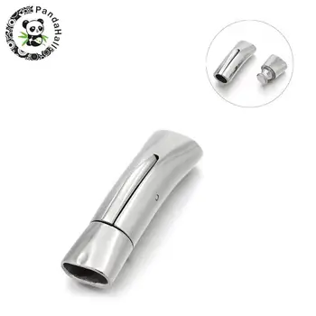 Smooth 304 Stainless Steel Rectangle Bayonet Clasps, Stainless Steel Color, 30x8x9mm, Hole: 7.5x3mm
Smooth 304 Stainless Steel Rectangle Bayonet Clasps, Stainless Steel Color, 30x8x9mm, Hole: 7.5x3mm