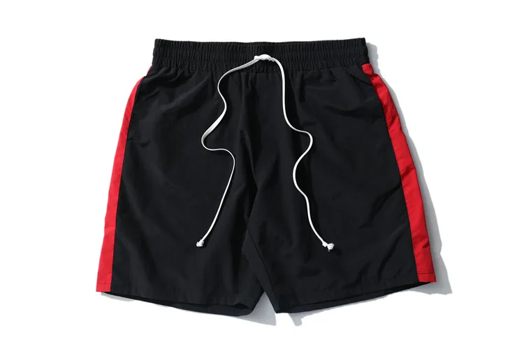 Aolamegs Shorts Men Harajuku Side Striped Bermuda Beach Knee-length Shorts Elastic Mens Sweatpants Casual Fashion Streetwear (16)