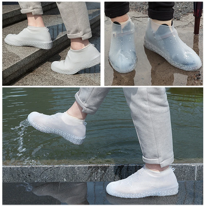 1Pair Reusable Latex Waterproof Rain Cushions for Shoes Slip-resistant Rubber Rain Boot Shoe Covers S / M / L Shoes Accessories
1Pair Reusable Latex Waterproof Rain Cushions for Shoes Slip-resistant Rubber Rain Boot Shoe Covers S / M / L Shoes Accessories