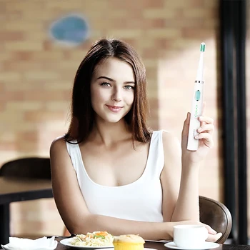 New 5 Mode AZ-4 Pro Sonic Electric Toothbrush with 3 Replacement Heads Battery Operated No Rechargeable Tooth Brushes for Adults 
New 5 Mode AZ-4 Pro Sonic Electric Toothbrush with 3 Replacement Heads Battery Operated No Rechargeable Tooth Brushes for Adults