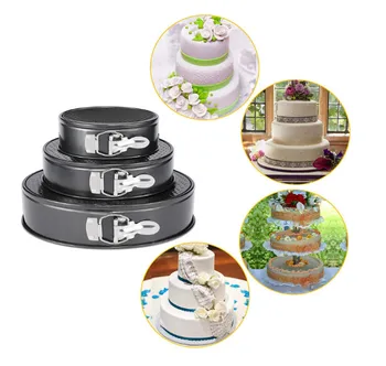 Springform Pan Non-stick Cheesecake Pan, Leakproof Round Cake Pan Set of 4" 7" 9" Springform Pan
Springform Pan Non-stick Cheesecake Pan, Leakproof Round Cake Pan Set of 4" 7" 9" Springform Pan