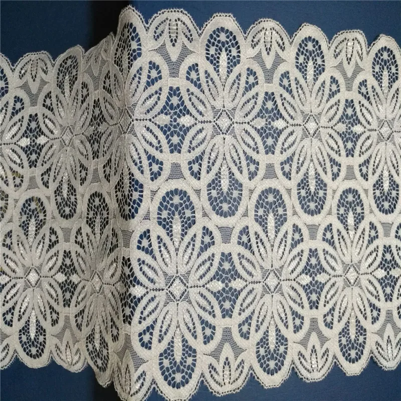 Free shipping New Arrival 5yards/lot Width 18.5CM white color Super Elastic Lace Fabric diy clothes fabric accessories
Free shipping New Arrival 5yards/lot Width 18.5CM white color Super Elastic Lace Fabric diy clothes fabric accessories