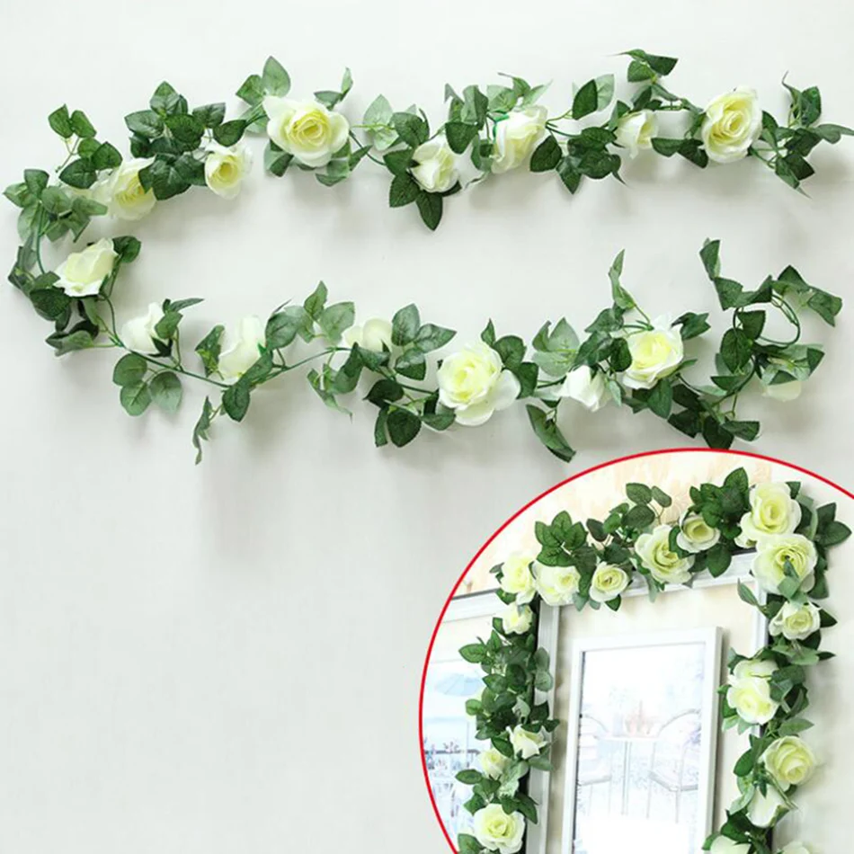 Nice Rose Flower Garland 2.2M For Wedding Home Birthday Valentine's Day Event Party Garland Decor.,Door/Window Wall Decoration
Nice Rose Flower Garland 2.2M For Wedding Home Birthday Valentine's Day Event Party Garland Decor.,Door/Window Wall Decoration