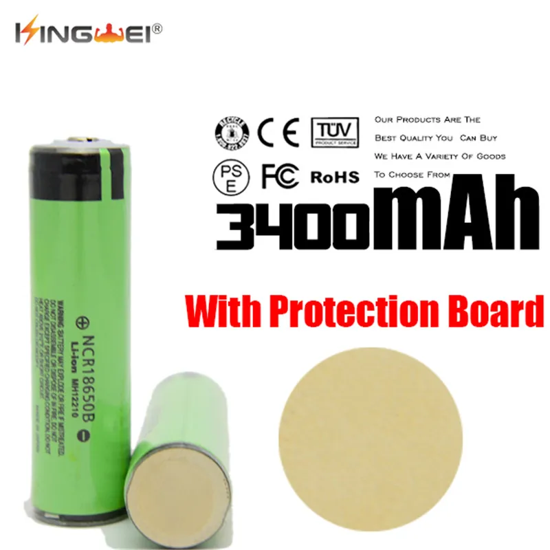 100pcs KingWei High Capacity 3400mAh 3.7V Shenzhen Rechargeable Lithium ion Battery with PCM for Panasonic
100pcs KingWei High Capacity 3400mAh 3.7V Shenzhen Rechargeable Lithium ion Battery with PCM for Panasonic