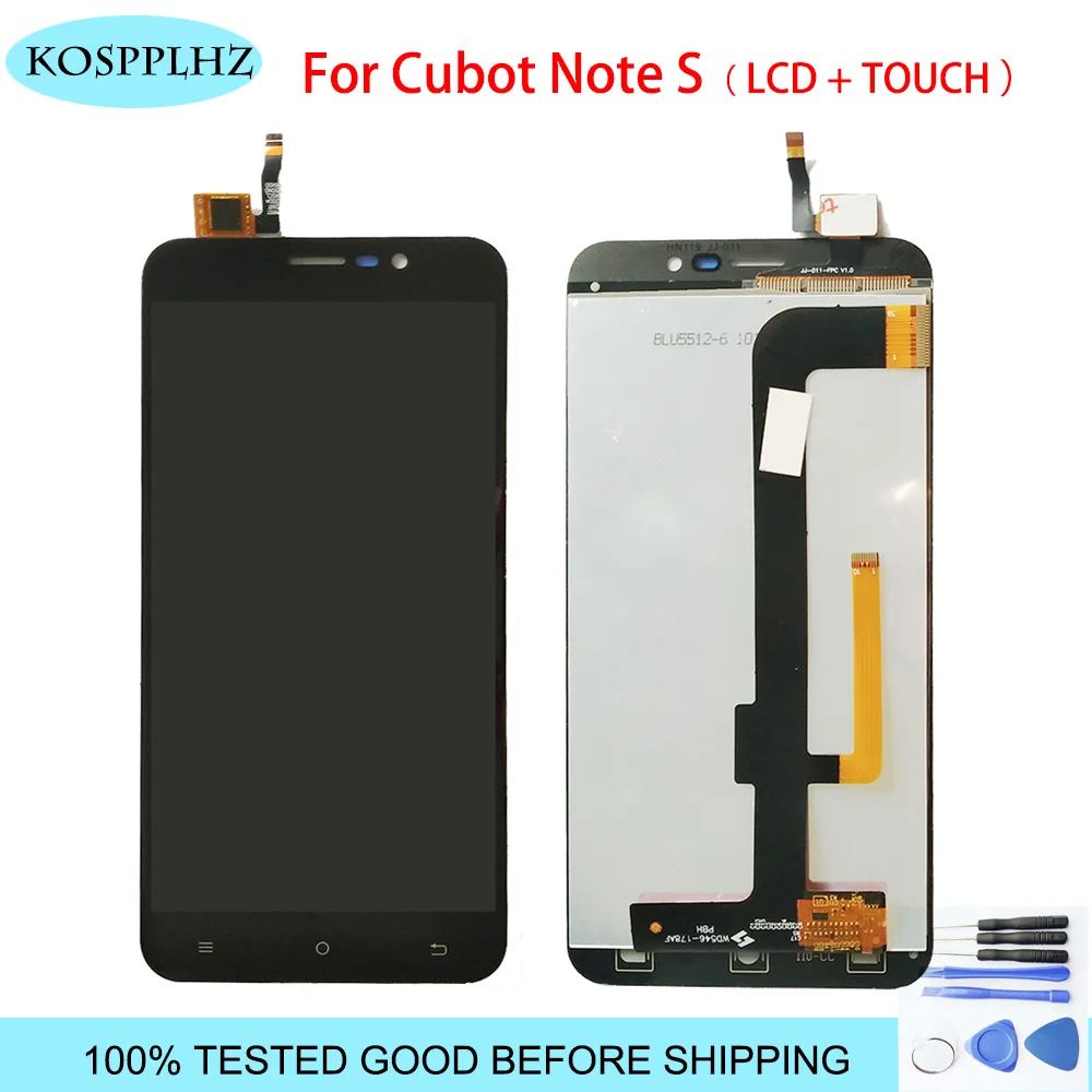 100% tested KOSPPLHZ LCD For Cubot Note S LCD Display And Touch Screen assembly Replacement notes+Tools
100% tested KOSPPLHZ LCD For Cubot Note S LCD Display And Touch Screen assembly Replacement notes+Tools