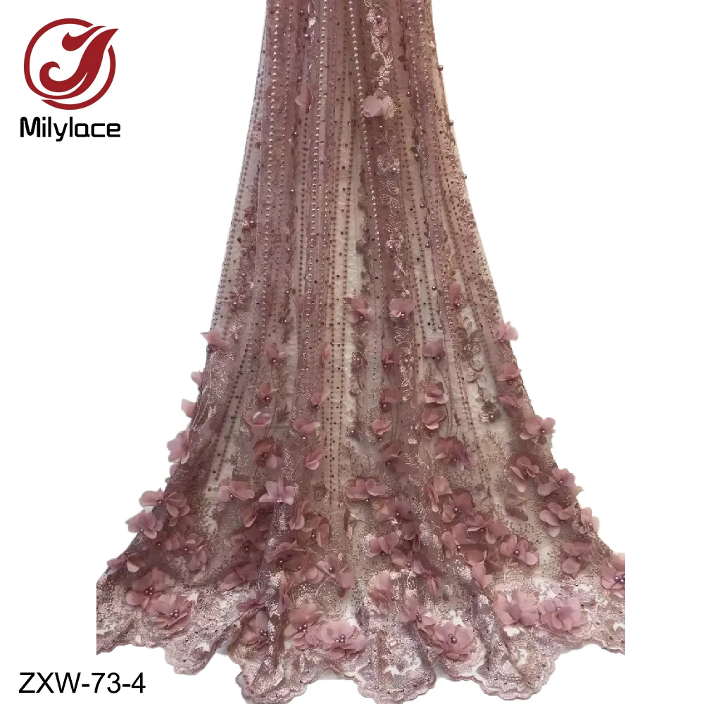 Quality guranteed french lace fabric with 3d flowers /wedding dress lace fabric for bridal 5 yards mesh lace ZXW-73
Quality guranteed french lace fabric with 3d flowers /wedding dress lace fabric for bridal 5 yards mesh lace ZXW-73