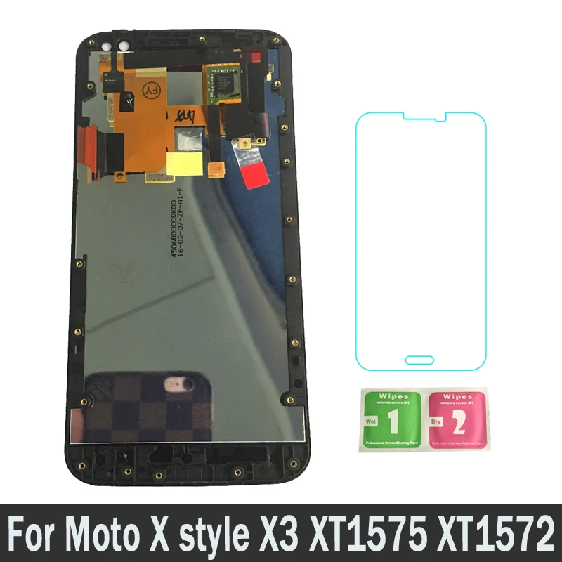 Lcds For Motorola Moto X style X3 XT1575 XT1572 XT1570 LCD With Frame Display Touch Screen Digitizer Assembly Replacement Parts
Lcds For Motorola Moto X style X3 XT1575 XT1572 XT1570 LCD With Frame Display Touch Screen Digitizer Assembly Replacement Parts