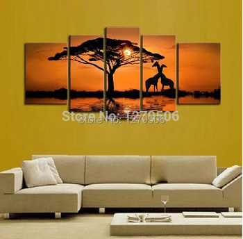 100% Handmade High Quality Wall Art Home Decoration Picture Oil Painting On Canvas 5 Piece/set Beautiful Sunset Scenery
100% Handmade High Quality Wall Art Home Decoration Picture Oil Painting On Canvas 5 Piece/set Beautiful Sunset Scenery