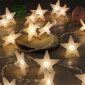 4M 40 LED fairy Lights Battery Operated Five-pointed Star LED Christmas string lights for Outdoor Indoor Xmas Party use
4M 40 LED fairy Lights Battery Operated Five-pointed Star LED Christmas string lights for Outdoor Indoor Xmas Party use