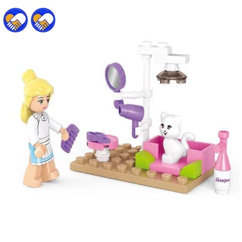 Girl Compatible With Lepining Friends Pet Grooming Store Model Building Blocks DIY Action Figure Toys For Children
Girl Compatible With Lepining Friends Pet Grooming Store Model Building Blocks DIY Action Figure Toys For Children