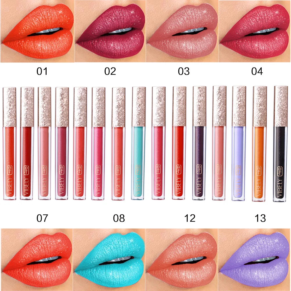 VIBELY Diamond Pearl Lip Gloss Glaze Long-lasting Waterproof Lip Tint Shine Metallic Lipgloss Professional Makeup
VIBELY Diamond Pearl Lip Gloss Glaze Long-lasting Waterproof Lip Tint Shine Metallic Lipgloss Professional Makeup
