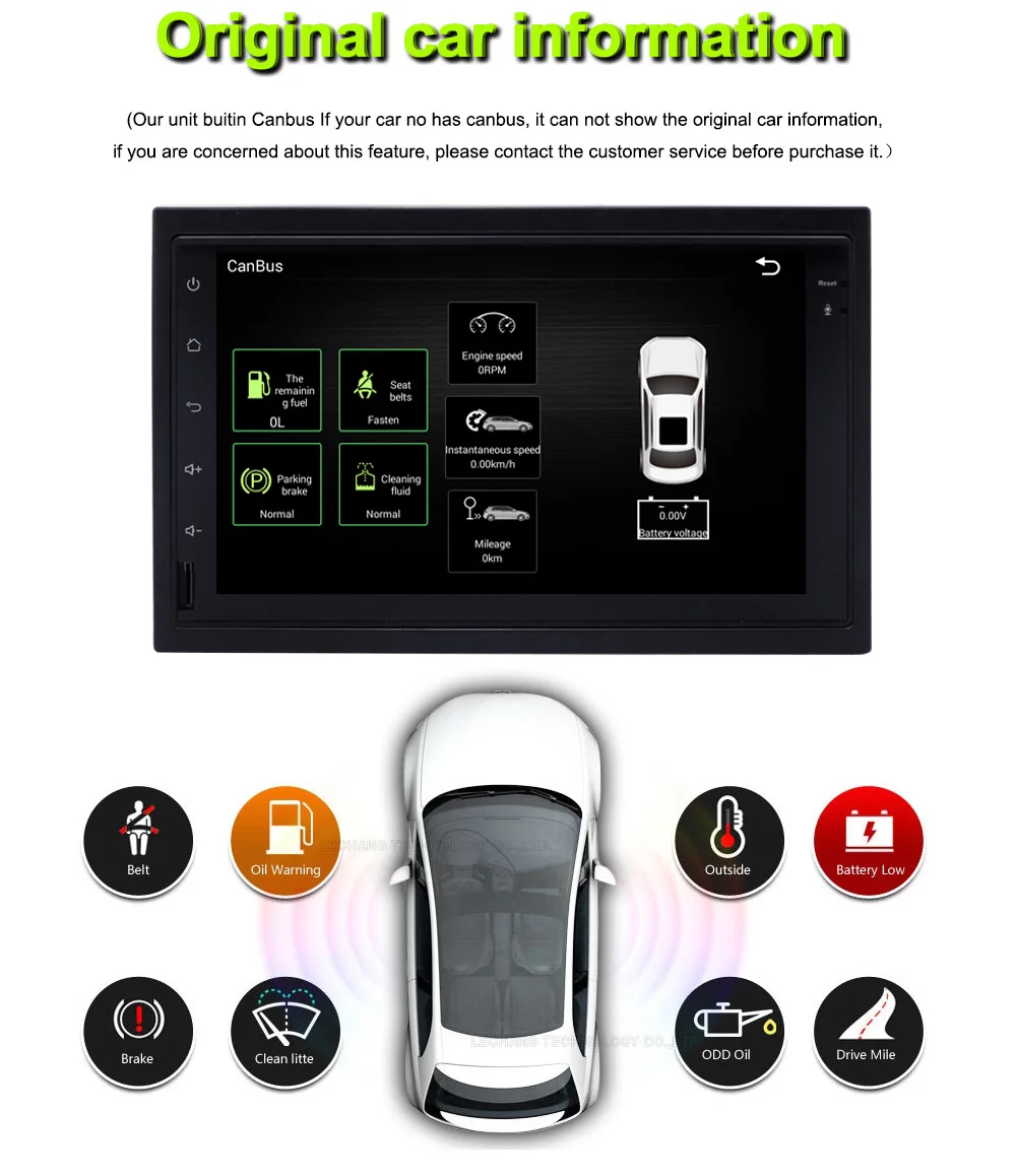 4G SIM LTE Network Ownice C500 Octa 8 Core Android 6.0 2G RAM 2 Din Car DVD GPS Navi Radio Player For VW Skoda Octavia 2 original