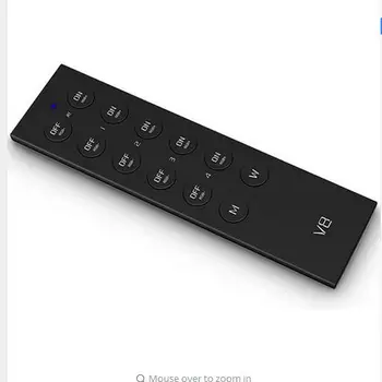 V8 RF 2.4Ghz,4-zone Remote Control;for RGBW Remote Control;can work with R4-5A and R4-CC CC Zone Receiving controller
V8 RF 2.4Ghz,4-zone Remote Control;for RGBW Remote Control;can work with R4-5A and R4-CC CC Zone Receiving controller