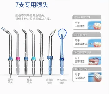 Electric dental flusher Household portable dental floss, oral calculi cleaning, dental rinser, dental washer
Electric dental flusher Household portable dental floss, oral calculi cleaning, dental rinser, dental washer