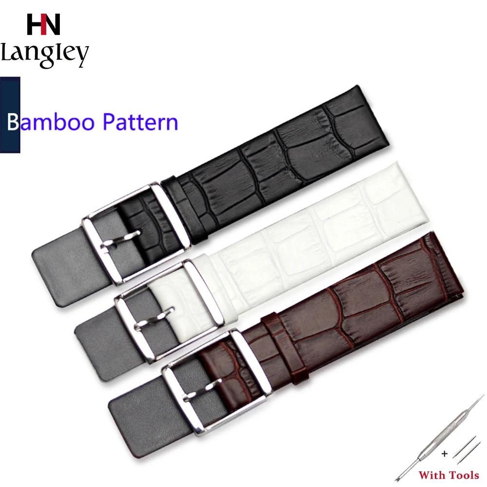 Genuine Leather Watch Bands 14- 22 mm Width Women Men Watches Straps Steel Buckle Watchbands Watches Accessories Wholesale
Genuine Leather Watch Bands 14- 22 mm Width Women Men Watches Straps Steel Buckle Watchbands Watches Accessories Wholesale