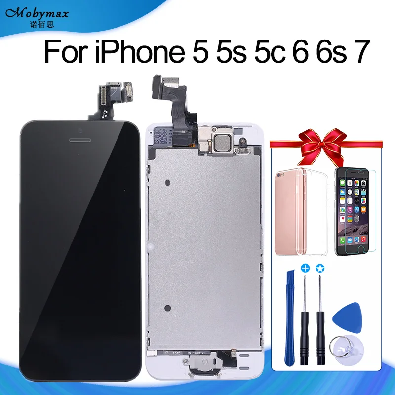 AAA+++ LCD for iPhone 7 Screen 5s Module Touch Digitizer Full Assembly Replacement for iPhone 6 Display+Home Button+Front Camera
AAA+++ LCD for iPhone 7 Screen 5s Module Touch Digitizer Full Assembly Replacement for iPhone 6 Display+Home Button+Front Camera