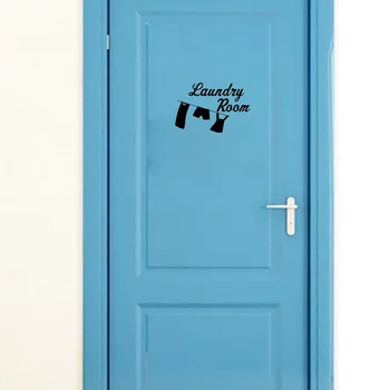 Laundry Room Cute Clothes Hang Decor Vinyl Door Sticker Funny Home Decoration Wall Sticker A2244 
Laundry Room Cute Clothes Hang Decor Vinyl Door Sticker Funny Home Decoration Wall Sticker A2244