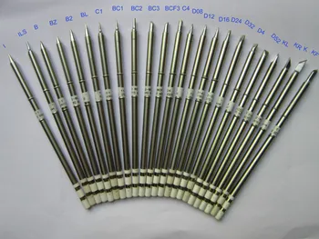 

25 PCS T12 HAKKO Universial Soldering Tip T12-B,B2,BZ,BL,I,IL,ILS,C1,C4,BC1,BC2,BC3,J02,K,KU,KL,KR,KF,D08,D12,D16,D24,D32,D4,D52