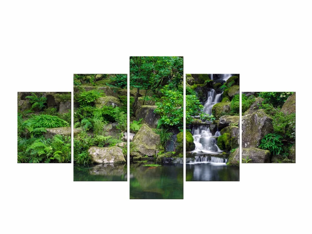 5 Pieces Free Shipping Forest Waterfall Canvas Oil Painting Wall Art HD Print Painting Canvas Art Home Decoration Framed
5 Pieces Free Shipping Forest Waterfall Canvas Oil Painting Wall Art HD Print Painting Canvas Art Home Decoration Framed