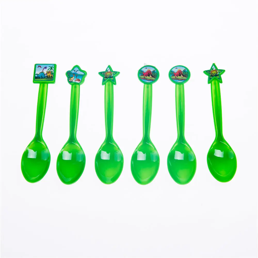 Dinosaur theme spoon green disposable tableware plastic cartoon animals birthday party theme party
Dinosaur theme spoon green disposable tableware plastic cartoon animals birthday party theme party