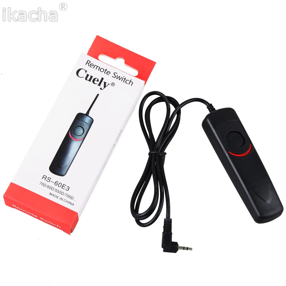 New RS-60E Remote Shutter Release For Canon 350D 400D 450D 500D 550D 1000D SLR Camera
New RS-60E Remote Shutter Release For Canon 350D 400D 450D 500D 550D 1000D SLR Camera