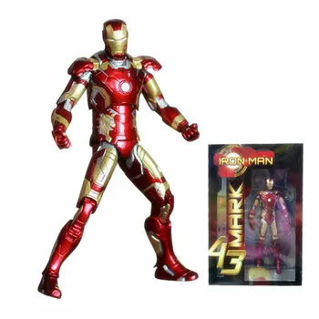 Marvel Iron Man Mark 43 Tonny Brinquedos PVC Action Figure Juguetes Chritmas Gift Figurine Collectible Model Kids Toys 7" 18cm
Marvel Iron Man Mark 43 Tonny Brinquedos PVC Action Figure Juguetes Chritmas Gift Figurine Collectible Model Kids Toys 7" 18cm