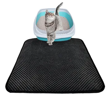 Cat Litter Mat EVA Double-Layer Cat Litter Trapper Mats with Waterproof Bottom Layer kattenmand Black Cat Bed
Cat Litter Mat EVA Double-Layer Cat Litter Trapper Mats with Waterproof Bottom Layer kattenmand Black Cat Bed
